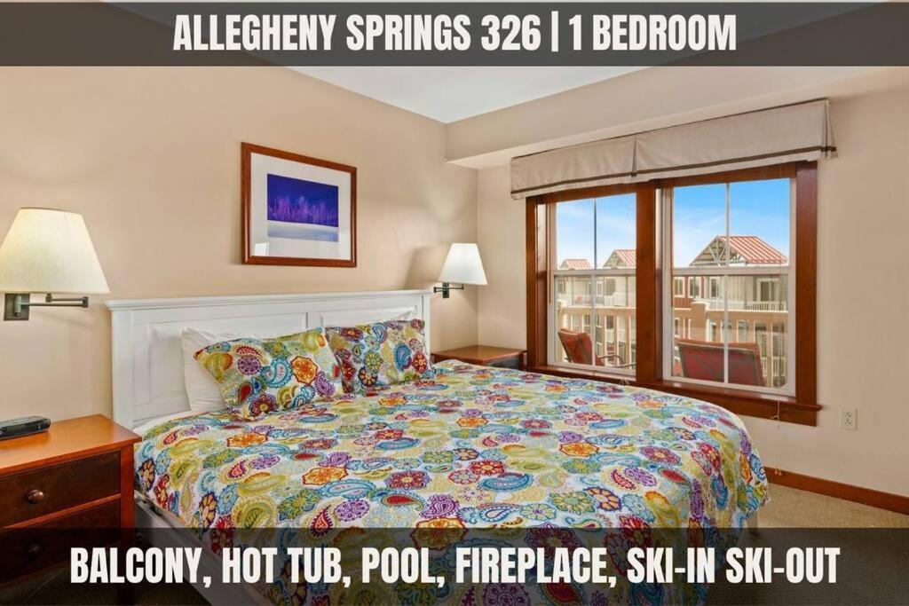 Allegheny Spring 326, Ski In Out, Pool Hottub Aparthotel Snowshoe Bagian luar foto